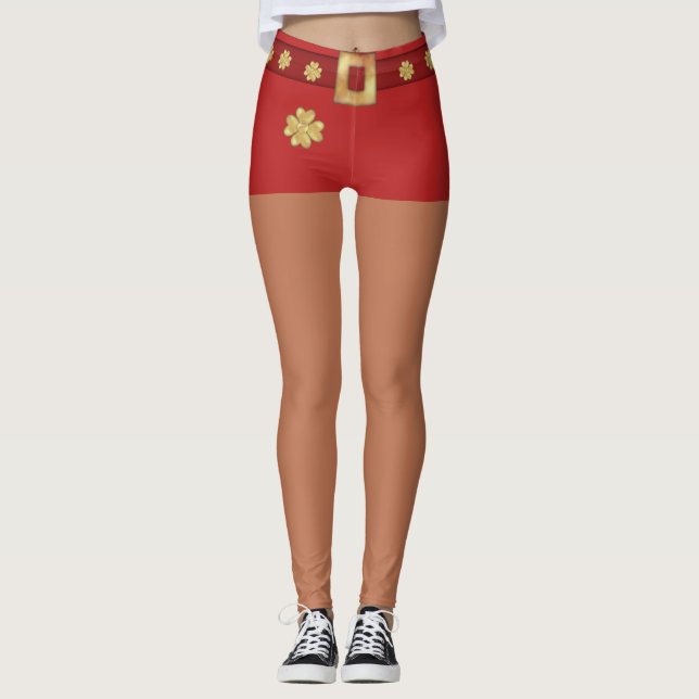 Mode Gulda Klöver Leggings (Framsida)