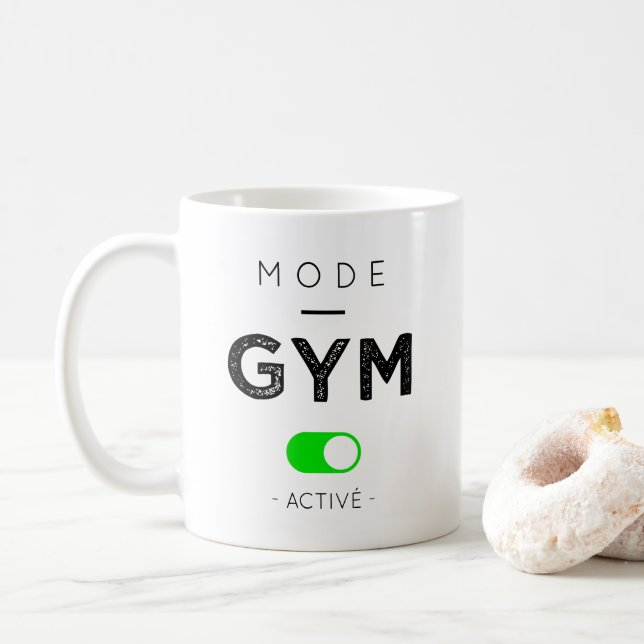 Mode gym active kaffemugg (Med munk)