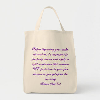 Mode High End Daily Makup Routine Organic Tygkasse