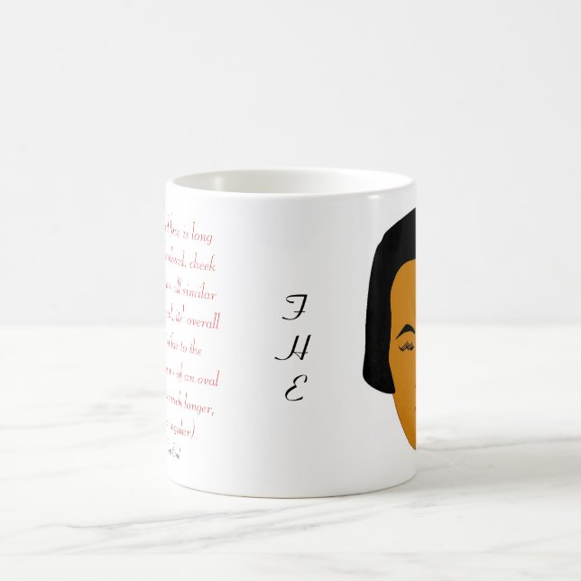 Mode High End Daily Oblong Ansikte Shape I Magisk Mugg (Center)