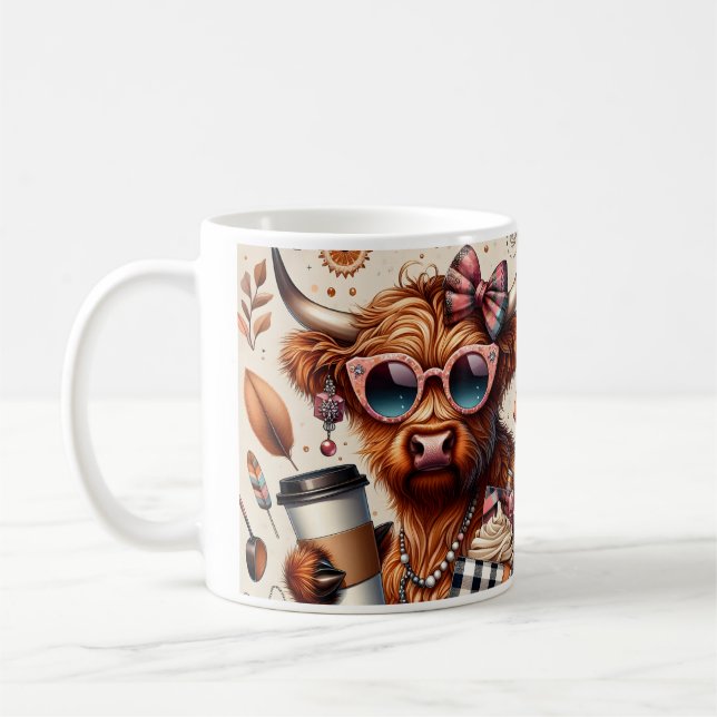 Mode Highland Ko Kaffemugg (Vänster)