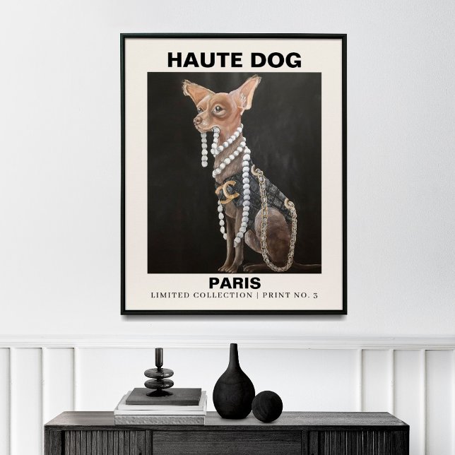 Mode Hund | Chihuahua med Anpassningsbar Poster (Skapare uppladdad)