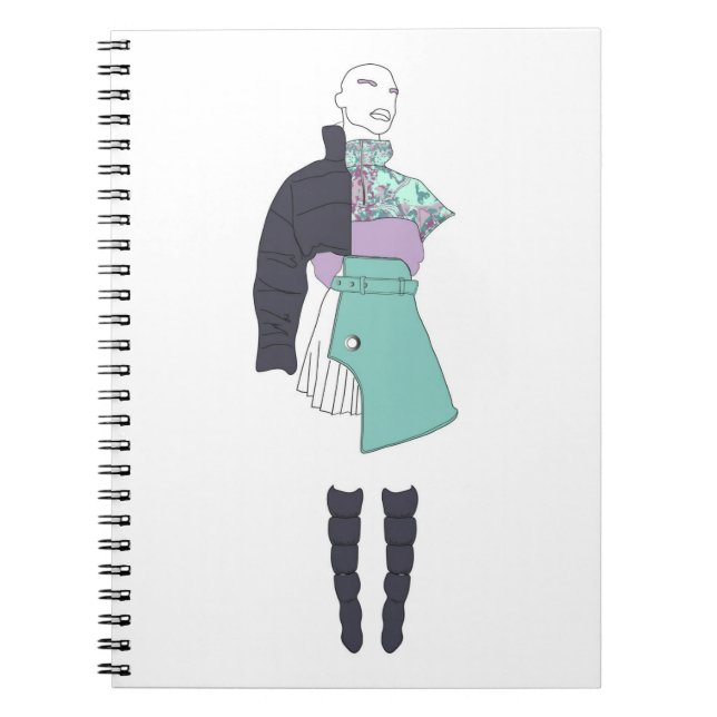Mode illustration anteckningsbok (Framsidan)
