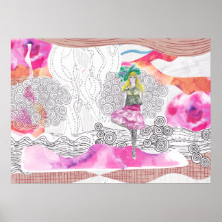 Mode illustration Art Poster