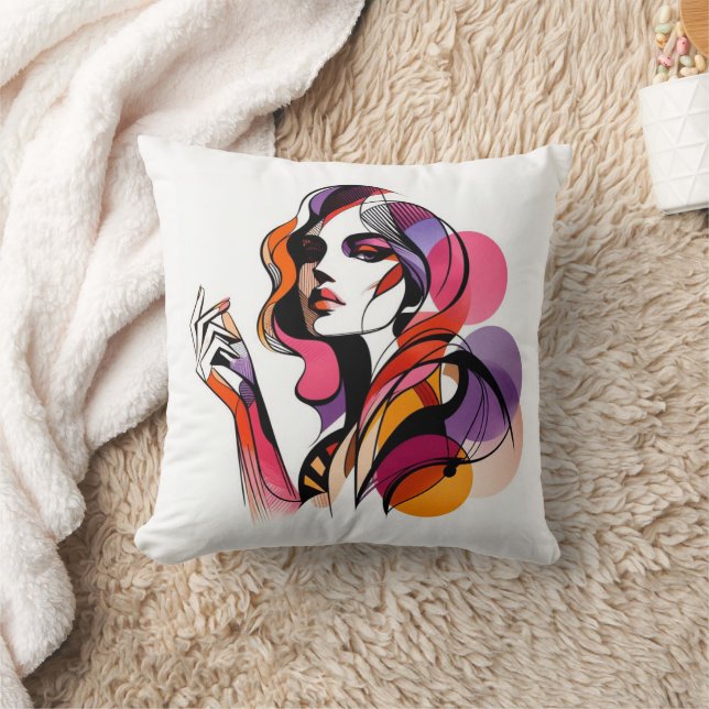Mode Illustration Kudde (Filt)