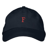 Mode Initial F - Brev Monogram Handsome-Hat