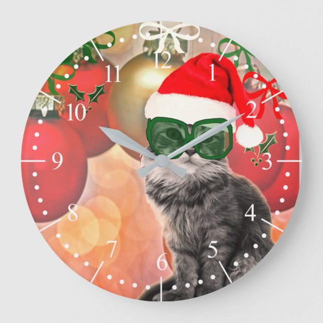 Mode julklapp med Jultomten Hat Stor Klocka (Framsida)