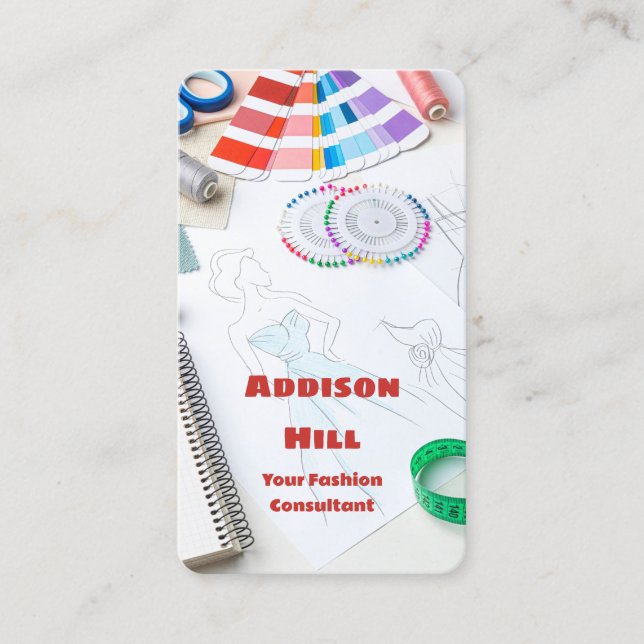 Mode konsult visitkort (Framsida)