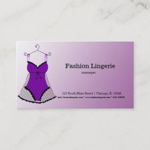 Mode Lingerie Visitkort