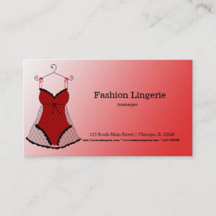 Mode Lingerie Visitkort
