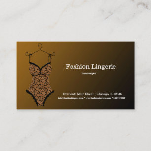 Mode Lingerie Visitkort