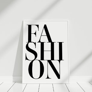 Mode-minimalisttypografi Poster utskrift