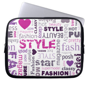 Mode Model Stil Beauty Laptop Protective Fodral