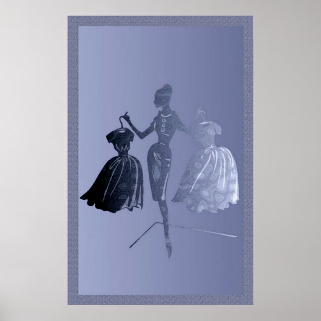 Mode-modell Poster (Framsidan)