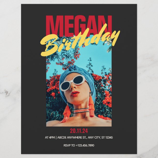 Mode Modern Minimalistisk bild Reklamblad (Framsidan)