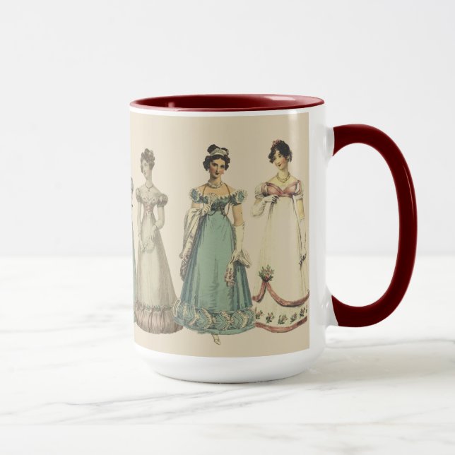 Mode Mugg för Jane Austen Fläkt (Höger)