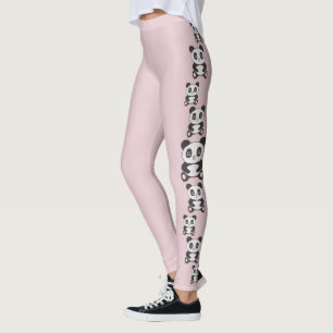 Mode Original Tecknad Rolig Korsstygn panda Leggings