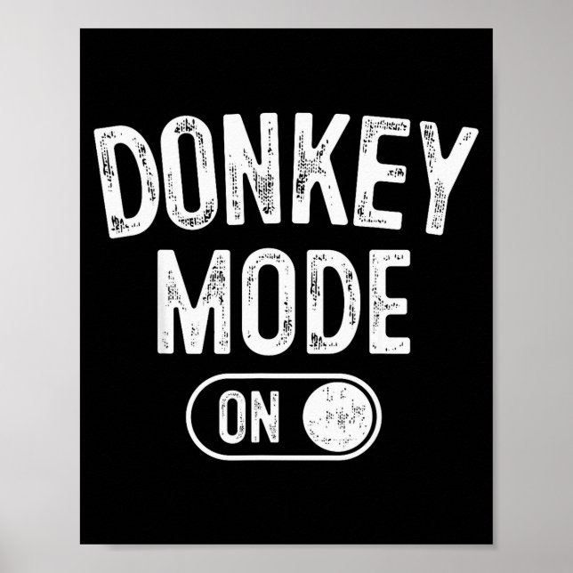 Mode På Kostym Rolig Bonde Present Falm Djur Kärle Poster (Framsidan)