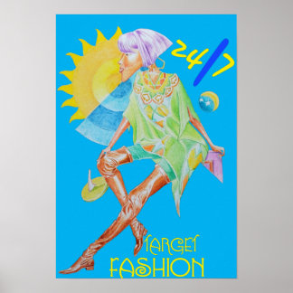 Mode på målkvinnors Poster