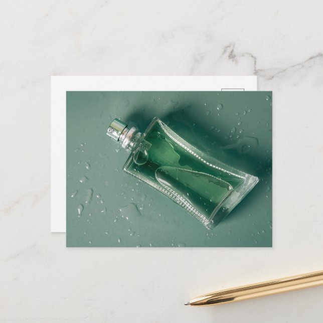 Mode parfym flaska vykort (Fram/Back In Situ)