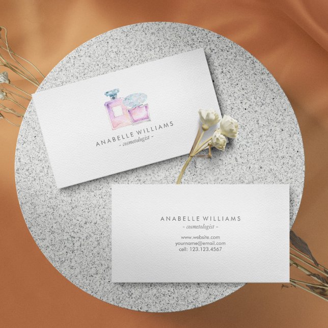 Mode Parfym Flaskor Visitkort (Skapare uppladdad)