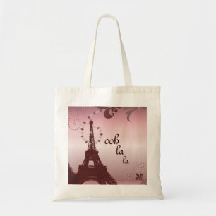 mode paris eiffel torn tygkasse