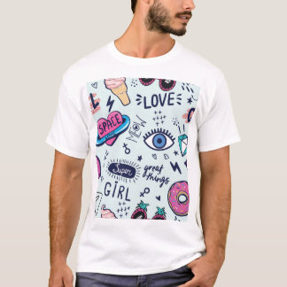 Mode Patch: Pop Art Stickers. T Shirt