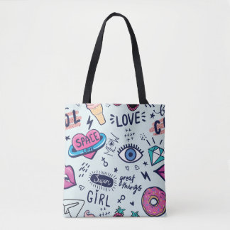 Mode Patch: Pop Art Stickers. Tygkasse