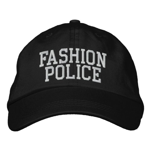 Mode polis broderad keps (Framsida)