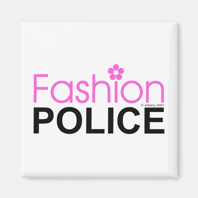 Mode polis magnet (Framsidan)