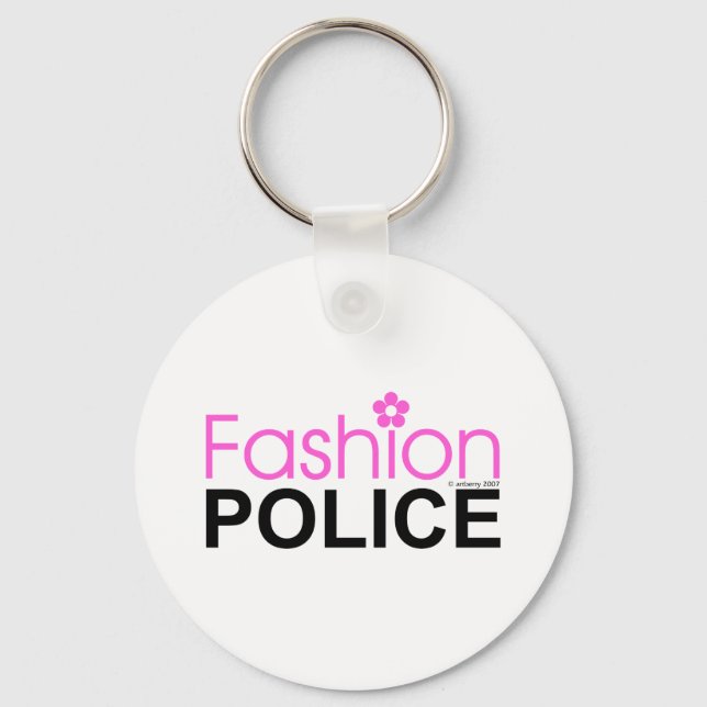 Mode polis nyckelring (Framsida)