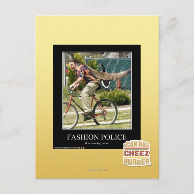 Mode polis vykort (Framsida)