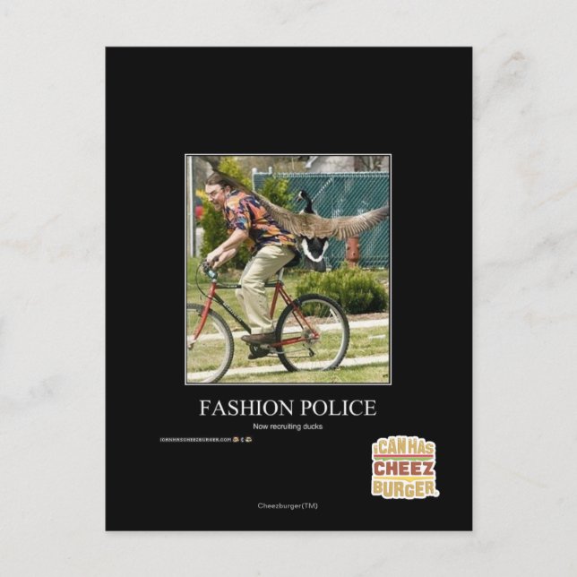 Mode polis vykort (Framsida)