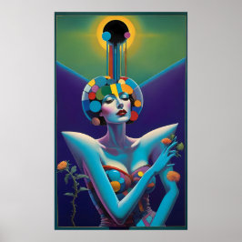 Mode Resting Dream Ansikte - Ken Gage Art Poster