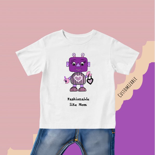 Mode robot  t shirt (Skapare uppladdad)