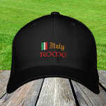 Mode, Rom och Italien, italienska Flagga Broderad Keps<br><div class="desc">Broderade hattar: Italien & Rom,  italienska Flagga baseboll/truckerkepsar för italienska patrioter - kärlek mitt land,  resa,  helgdag/sportfantaster</div>
