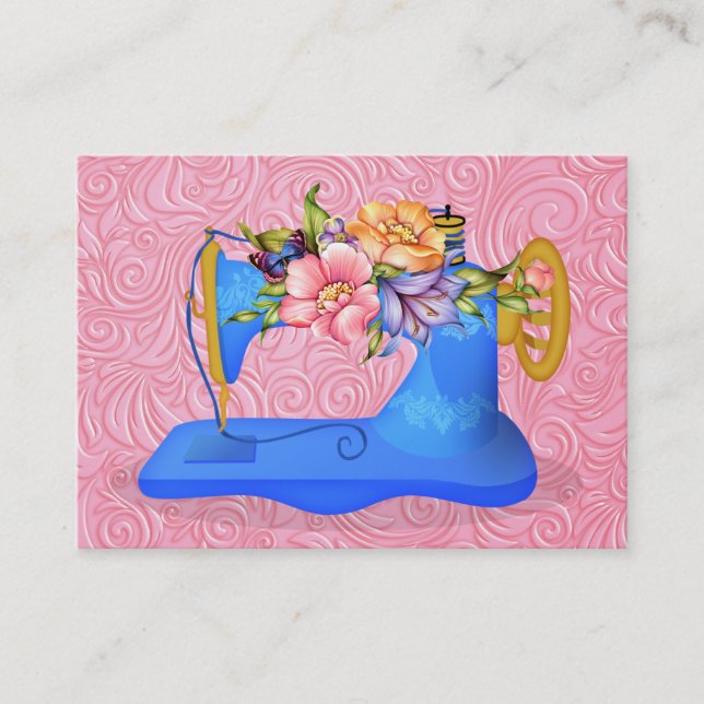 Mode/Seamstress-Affärskort - SRF Visitkort (Framsida)