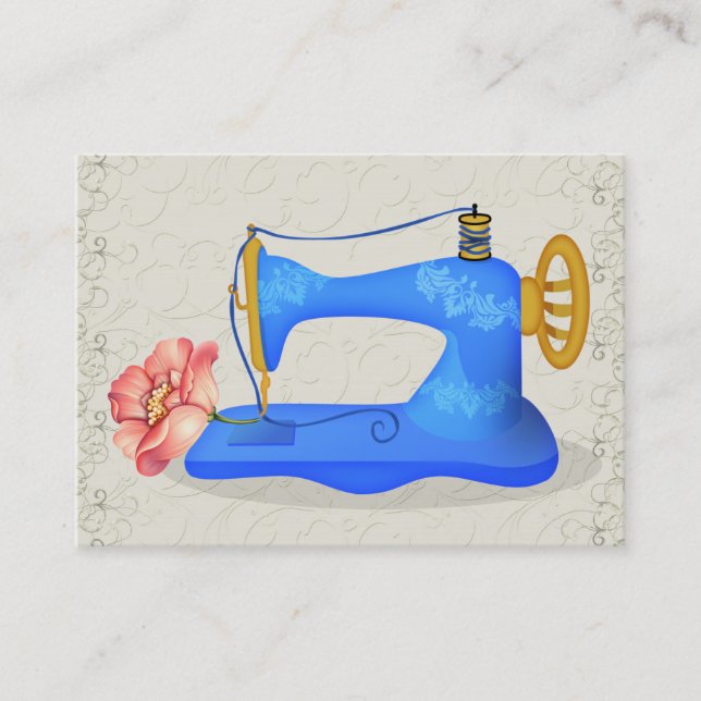 Mode/Seamstress-Affärskort - SRF Visitkort (Framsida)