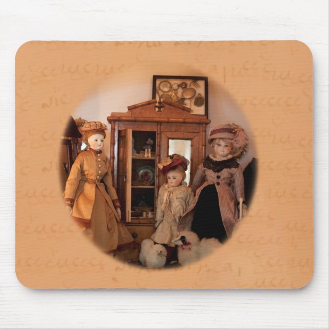 Mode Shopping Dolly Mouse Pad Musmatta (Framsidan)