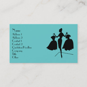 Mode Silhouette Visitkort