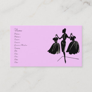 Mode Silhouette Visitkort