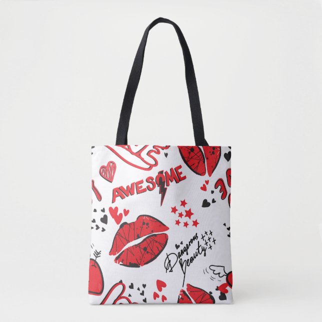 Mode Sketch Glamor: Girlish Print. Tygkasse (Framsida)
