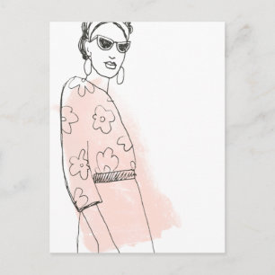 Mode Sketch Vykort