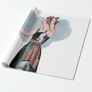 Mode Skönhet i regnet av C Coles Phillips Presentpapper