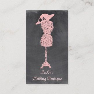 Mode som beklär lagerBoutiquevisitkorten Visitkort