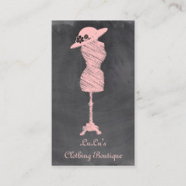 Mode som beklär lagerBoutiquevisitkorten Visitkort