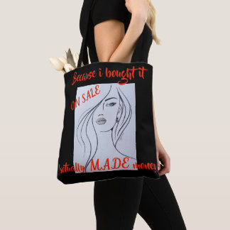 Mode som shoppar Totebag Tygkasse