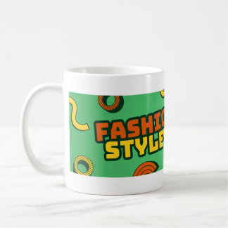 Mode Stil Typografi Mugg – Trendig Citat Design