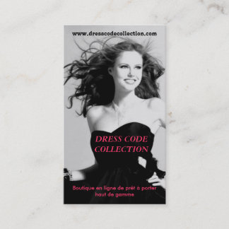MODE STYLISME PRET A PORTER VISITKORT
