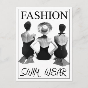 Mode Swimwear 1950 Vykort